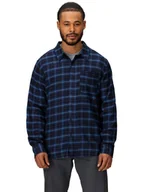 Koszulki sportowe męskie - Marmot Flanelowa koszula funkcyjna "Stonepeak" w kolorze granatowym - miniaturka - grafika 1