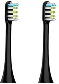 Końcówki do szczoteczek elektrycznych - 2x Końcówki do Soocas X1/X3/X3U/X5 - czarne - miniaturka - grafika 1