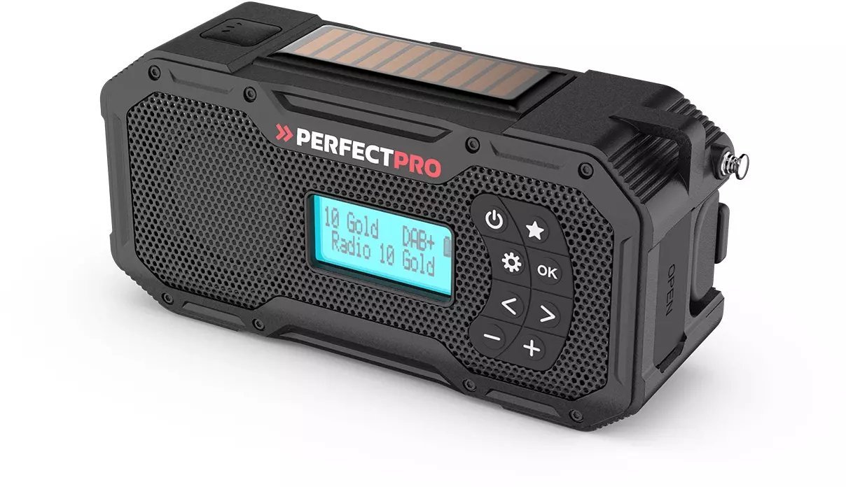 Radio budowlane PerfectPro E-100 radio awaryjne