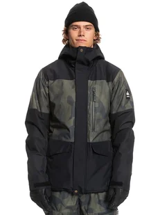 Quiksilver Kurtka narciarska w kolorze czarnym - Kurtki narciarskie - miniaturka - grafika 1