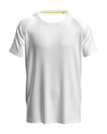 Koszulki męskie - Koszulka męska T-shirt męski Stedman Active 140 Raglan Men ST8410 White XL - miniaturka - grafika 1