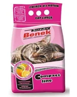 Żwirek dla kotów - BENEK Super Compact Żwirek bentonitowy cytrusowa świeżość 25 l - miniaturka - grafika 1