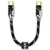 Kable USB - FIIO LT-TC5S kabel UBS-C - USB-C 10 cm zasilanie/dane - miniaturka - grafika 1