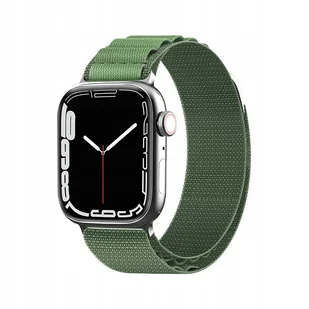 Pasek ze stalową sprzączką Alpine do Apple Watch 42 / 44 / 45 / 49 mm zielo - Akcesoria do smartwatchy - miniaturka - grafika 1