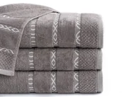 Ręczniki - Ręcznik Gino 30x50 popielaty 83 550g/m2 frotte - miniaturka - grafika 1