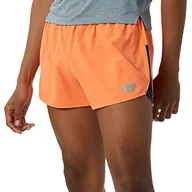 Spodnie sportowe męskie - Spodenki New Balance MS21267VIB - pomarańczowe - miniaturka - grafika 1