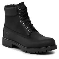 Botki męskie - Trapery Timberland 6 In Premium Fur/Warm Lin TB0A2E2P0011 Black Nubuck - miniaturka - grafika 1