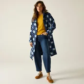 Kurtki i kamizelki sportowe damskie - Regatta Orla Kiely Kurtka damska przeciwdeszczowa Longer Niebieski, Rozmiar: 38 - miniaturka - grafika 1