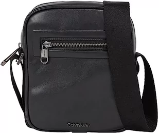 Calvin Klein Męski podniesiony reporter S, czarny Ck, jeden rozmiar, Ck czarny - Torby męskie - miniaturka - grafika 1