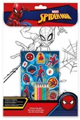 Kolorowanki, wyklejanki - kolorowanka naklejki zestaw kreatywny SPIDERMAN - miniaturka - grafika 1