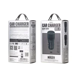 Remax Retour Series RCC221 ładowarka samochodowa 2x USB QC3.0 Quick Charge 3.0 2.4A 30W czarny - Ładowarki samochodowe - miniaturka - grafika 9