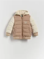 Kombinezony dla dzieci - Reserved - Kurtka bomber - beżowy - miniaturka - grafika 1