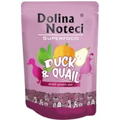 Mokra karma dla psów - Dolina Noteci SuperFood Kaczka i przepiórka 300 g - miniaturka - grafika 1