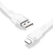 Kable USB - Kabel USBA-USBC eXc WHIPPY Pro 0.9m biały - miniaturka - grafika 1