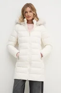 Kurtki damskie - Tommy Hilfiger kurtka puchowa damska kolor beżowy zimowa WW0WW43122 - miniaturka - grafika 1