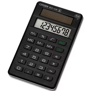 PBS Connect, kalkulator biurowy, eco Citizen ECC-110, czarny - Kalkulatory - miniaturka - grafika 2