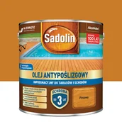 Farby i impregnaty do drewna - Olej antypoślizgowy do tarasów i schodów Pinia 2.5 l Sadolin - miniaturka - grafika 1