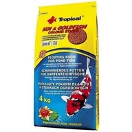 Pokarm dla ryb - Tropical Koi & GoldFish Colour Sticks pokarm wybarwiający w pałeczkach dla ryb stawowych worek 4kg - miniaturka - grafika 1
