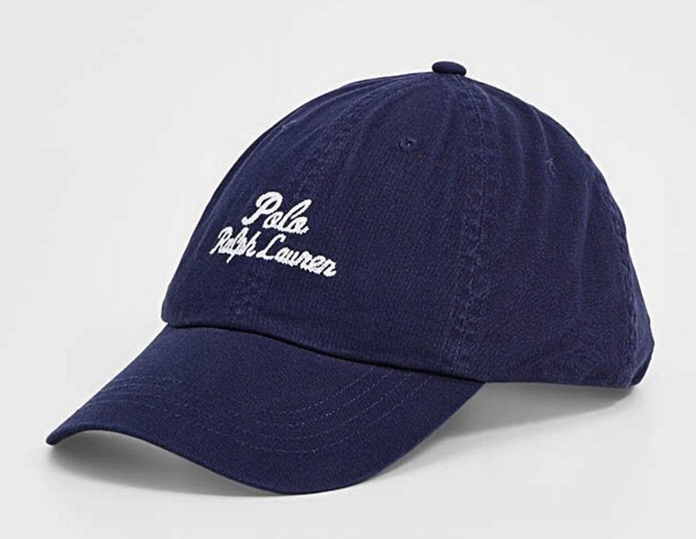 Polo Ralph Lauren Czapka z daszkiem kolor niebieski rozmiar uniwersalny