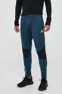 adidas Performance spodnie treningowe Tiro 23 Competition Winterized kolor niebieski wzorzyste - Spodnie męskie - miniaturka - grafika 1