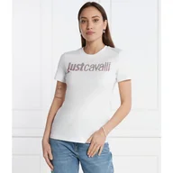 Koszulki i topy damskie - Just Cavalli T-shirt Regular Fit - miniaturka - grafika 1
