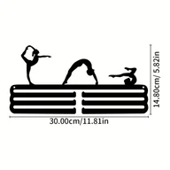 Inne - TEMU 1, Wieszak na Medale Gimnastyczne Wieszak na Medale z Metalowym Stojak na Medale Gimnastyczne Prezent dla Dziewcząt - miniaturka - grafika 1