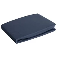 Prześcieradła - Eurofirany B.B. CHOCZYŃSCY SPÓŁKA JAWNA Prześcieradło z Gumką Jersey D91 90x200 w.25 Granatowy 1220712 - miniaturka - grafika 1