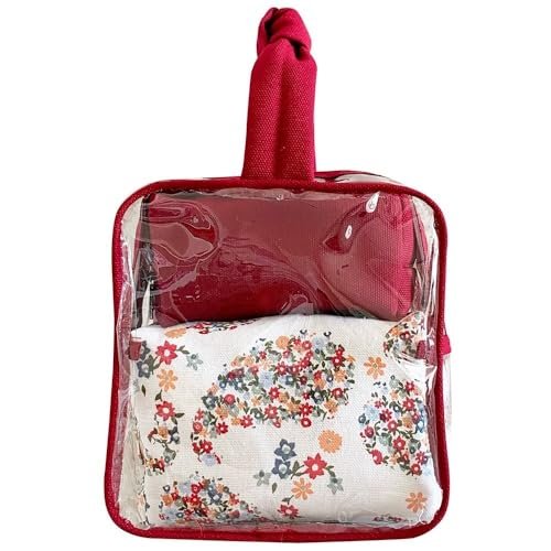 Zestaw 3 potrzebny 19x10x20 cm, Wielobarwny, Neceser - makijaż - podróż - etui