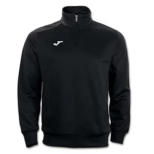 Joma Męska bluza z zamkiem Half Zip Sweat Faraon czarny czarny (Negro - 100) 5XS - Bluzy męskie - miniaturka - grafika 1