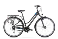 Rowery - Rower trekkingowy ROMET GAZELA 5 2023 czarno-niebieski, 20, 28, nd., kobieta - miniaturka - grafika 1