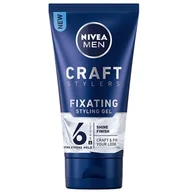 Kosmetyki do stylizacji włosów - Nivea Men Craft Stylers utrwalający żel do stylizacji włosów 150ml - miniaturka - grafika 1