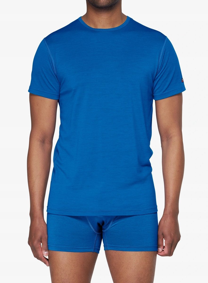 Koszulka termoaktywna Devold Breeze Merino 150 T-Shirt - royal, rozmiar L