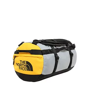 The North Face - Gilman Torba Podróżna - Wytrzymała Torba Na Obóz z Plecakami, S, Black/Mid Grey/Yellow, S - Torby podróżne - miniaturka - grafika 1