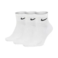 Skarpetki męskie - Skarpetki Nike Everyday Cushioned SX7667-100 - białe - miniaturka - grafika 1