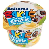 Sery - Bakoma Bakuś Kremowy serek o smaku waniliowym 125 g - miniaturka - grafika 1