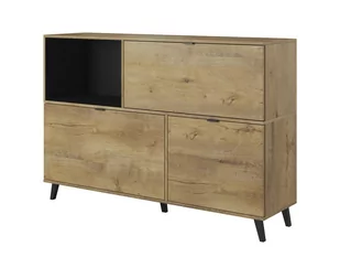 Komoda Km-1 Nest Do Salonu Styl Loft Halmar - Komody - miniaturka - grafika 1