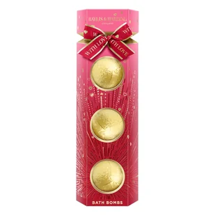 Baylis&Harding Midnight Cherry Luxury Bath Bomb Trio Gift Set I - Kosmetyki do kąpieli - miniaturka - grafika 1