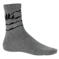 Skarpetki męskie - Męskie skarpety trekkingowe Viking Boosocks Mid Bamboo Man grey - 39-41 - miniaturka - grafika 1