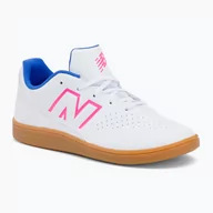 Piłka nożna - Buty piłkarskie dziecięce New Balance Audazo V6 Control JNR IN SJA3IWB6 white - miniaturka - grafika 1