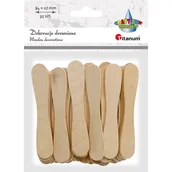 Pozostałe akcesoria dla plastyków - Titanum Drewniane patyczki łyżeczki 17x94mm 35szt - miniaturka - grafika 1