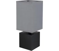 Lampy stojące - Globo 21628A - Lampa stołowa VALENTINO 1xE27/7W/230V szara/czarna - miniaturka - grafika 1