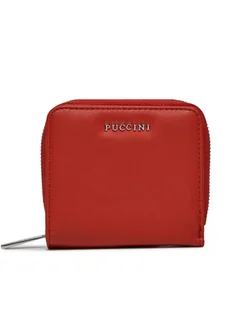 Puccini Duży Portfel Damski BLP836A Czerwony - Portfele - miniaturka - grafika 1