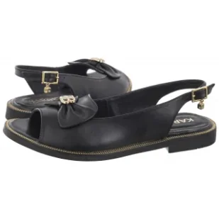 Sandały Czarne 5408/076-P (KN18-a) Karino - Sandały damskie - miniaturka - grafika 1