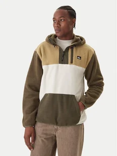 Quiksilver Bluza EQYPF03073 Khaki Regular Fit - Bluzy męskie - miniaturka - grafika 1