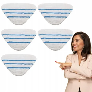 Nakładka do mopa parowego Ariete Silvercrest Cadry H2O z mikrofibry - 5 szt - Akcesoria i części AGD - miniaturka - grafika 1