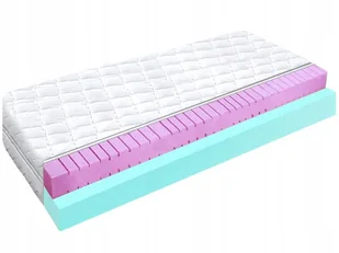 Materac piankowy 80x170 8cm pianki HR strefowej - Materace - miniaturka - grafika 1