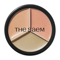 Korektory do twarzy - The Saem Cover Perfection Triple Pot, 01 Correct Beige Korektor - miniaturka - grafika 1