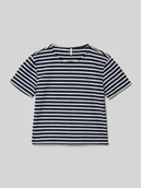 Koszulki dla dziewczynek - T-shirt o kroju regular fit z dodatkiem wiskozy model ‘NELLA’ - miniaturka - grafika 1