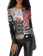 Koszulki i topy damskie - Desigual T-shirt damski Ts_kentin, wielokolorowy, S - miniaturka - grafika 1