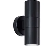 Lampy ogrodowe - Brilliant - Kinkiet zewnętrzny KEOLA 2xGU10/10W/230V IP44 czarny - miniaturka - grafika 1